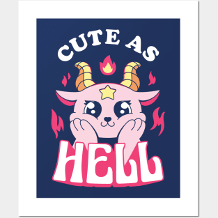 Cute As Hell Posters and Art